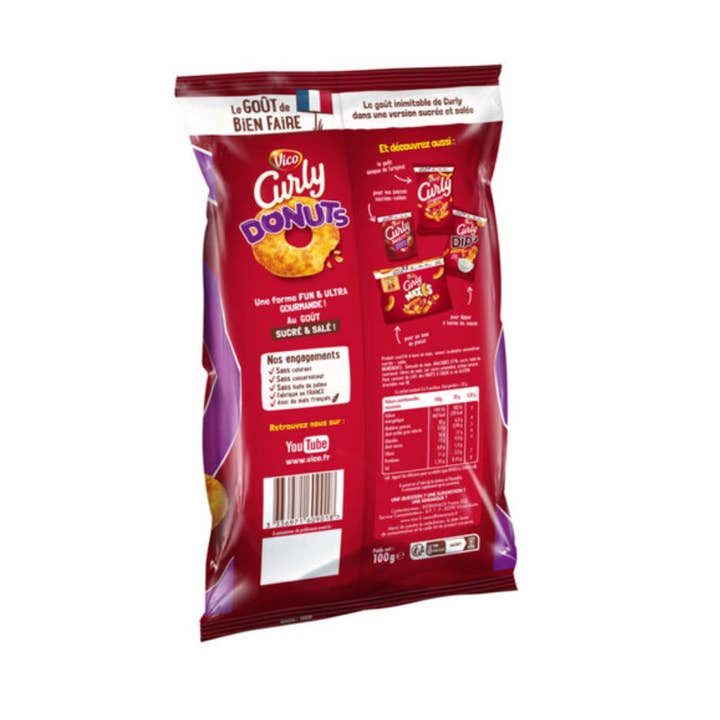 123bonbon - Wholesale Chips - VICO Curly Donuts Cacahuète Caramélisée2