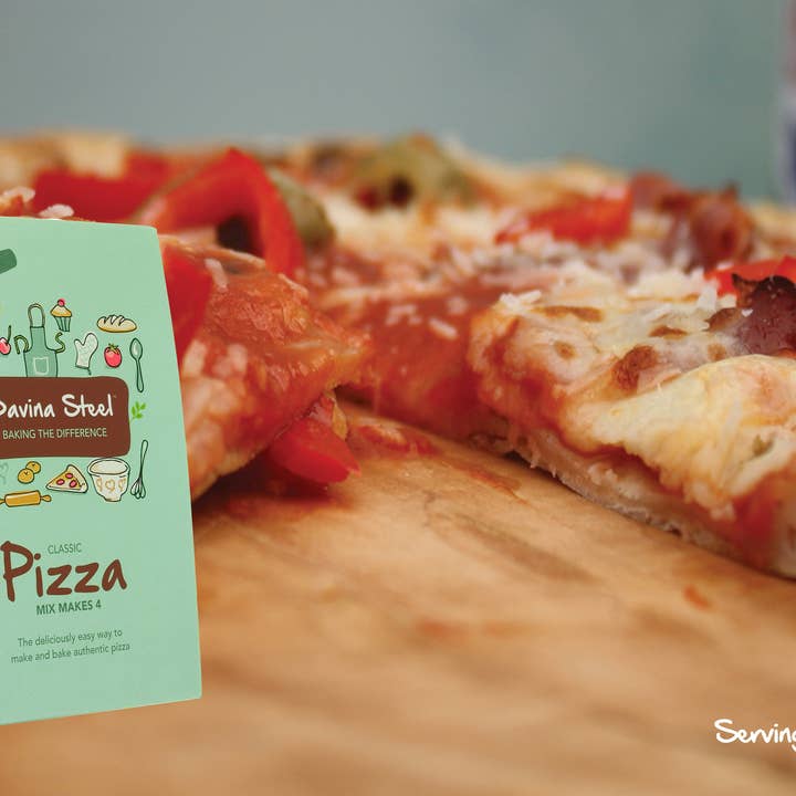 davina steel – wholesale Bread mix – Davina Steel Gluten Free PIzza Mix - 400g3
