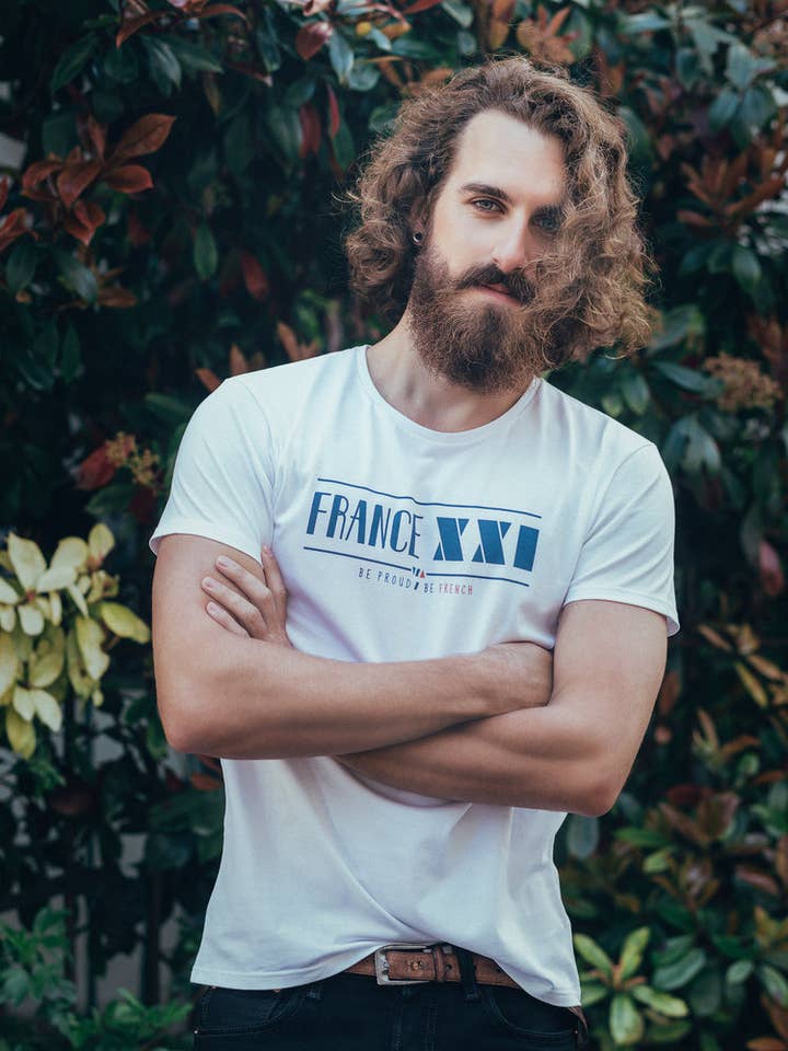 The Authentic For Him/White Round Neck for wholesale by FRANCE XXI