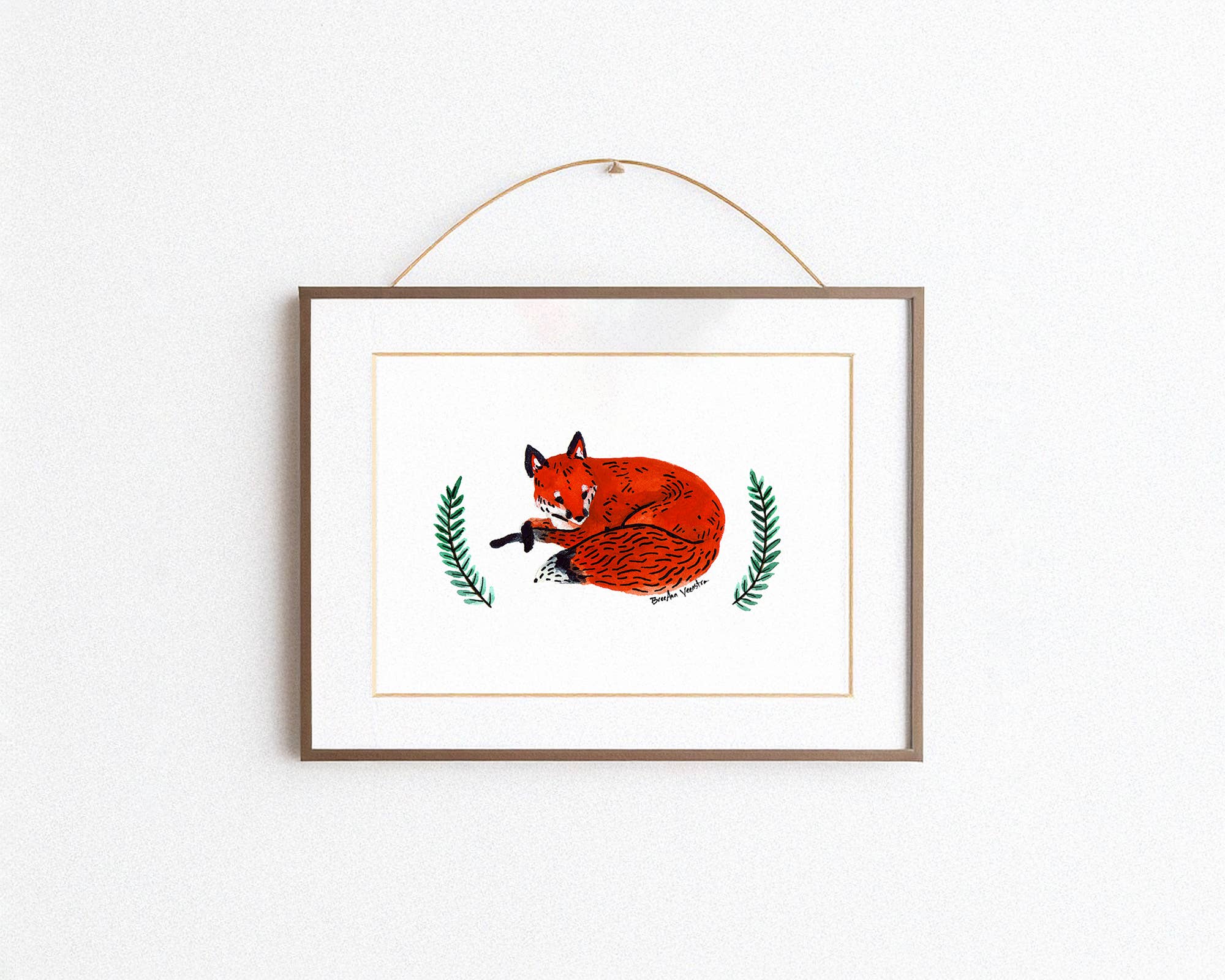 Wildship Studio - Wholesale Art Print - Red Fox Art Print4
