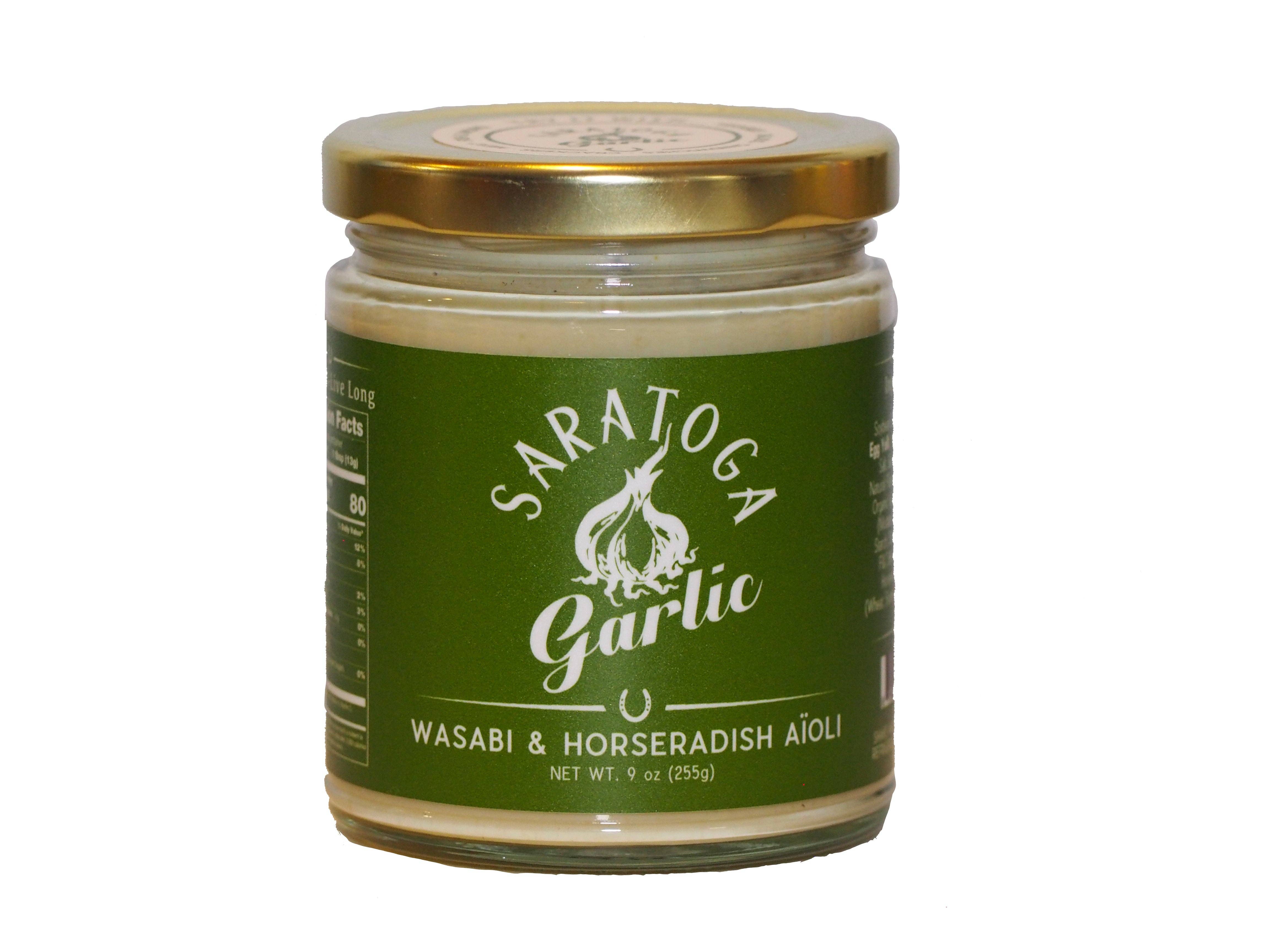 Saratoga Garlic – wholesale Sås – Wasabi- och pepparrotsaioliburk