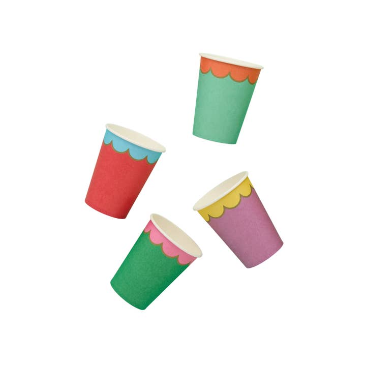 Hootyballoo by Club Green - Wholesale Disposable cup - Premium Brights Paper Cups - Pack of 82