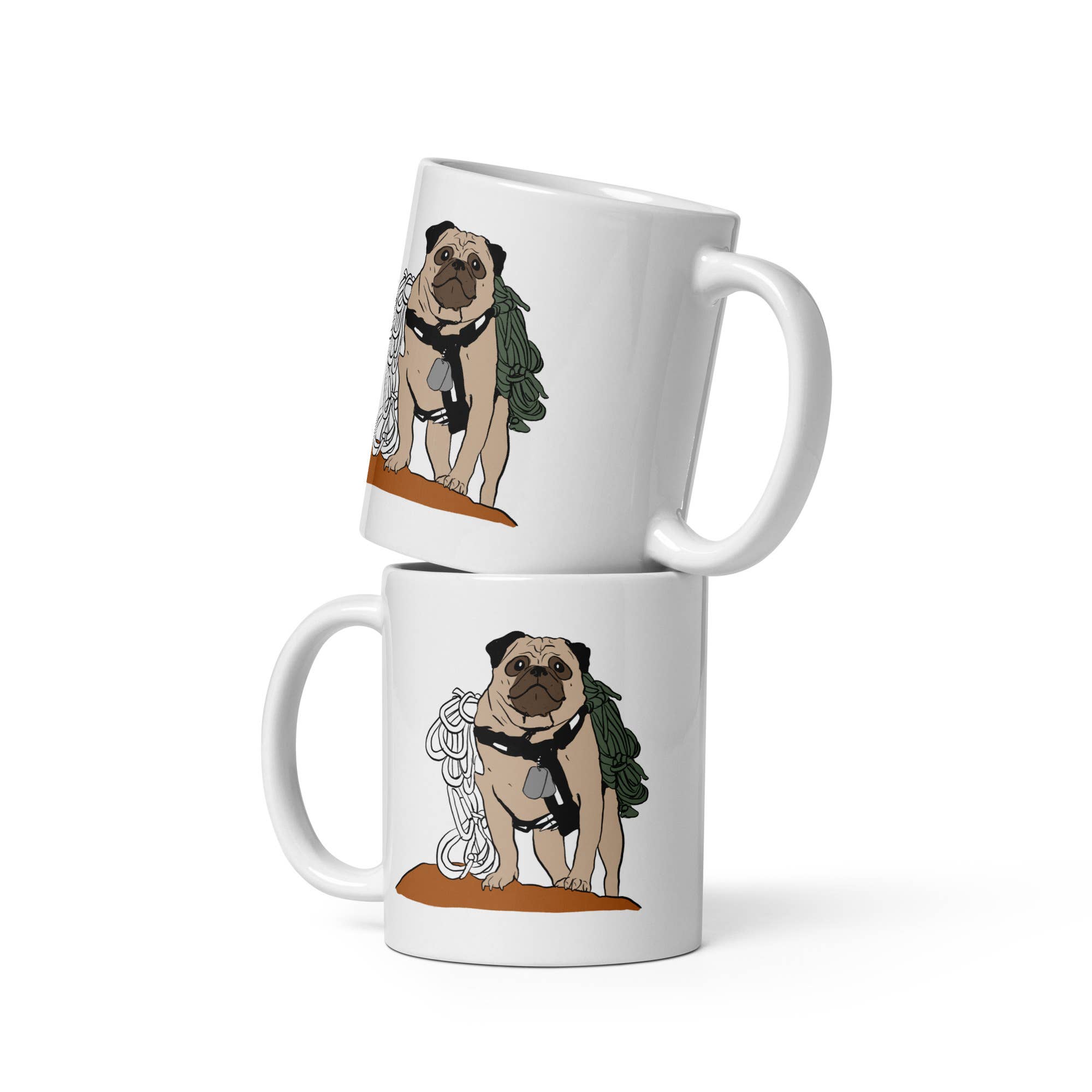 Club No-Kill 2027 Coffee Mugs - Wholesale Coffee Mug - Vinny the Pug Coffee Mugs              6