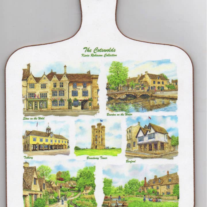 Cotswolds. Mini Cutting/cheese board, The Cotswolds for wholesale by Robinson Collection