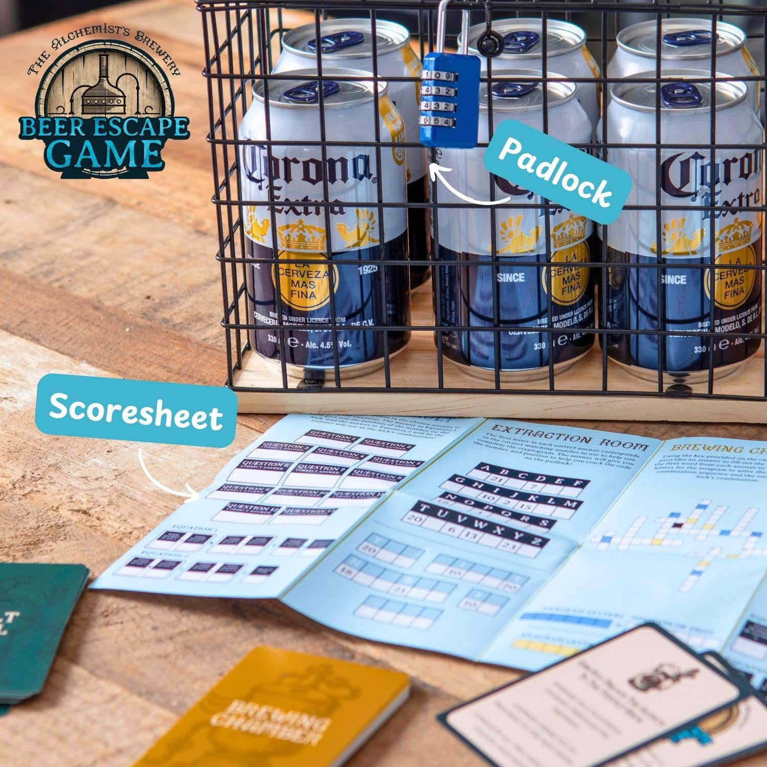 Boxer Gifts – wholesale Card game – Beer Escape Room Brain Teaser Puzzle Game - Mens Gifts1