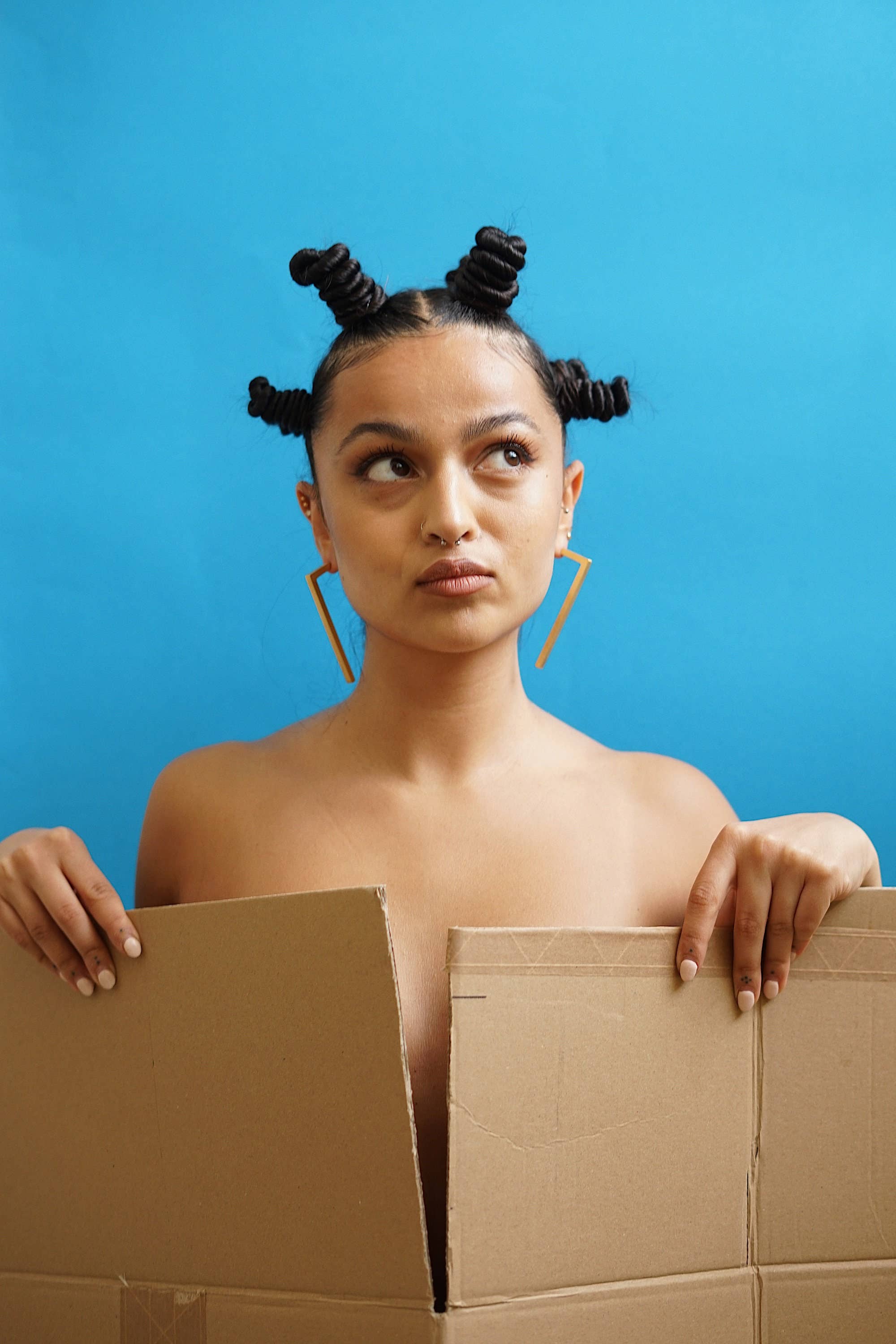 Laka Luka - Venta al por mayor Pendientes colgantes - Pendientes únicos y voluminosos «Allen» para regalo, para ella6