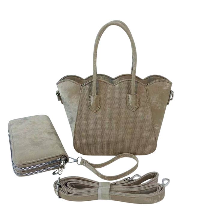 AR New York - Wholesale Top Handle Bag - Women's - 7208 - Satchel Handbag with Wallet 2 in 14