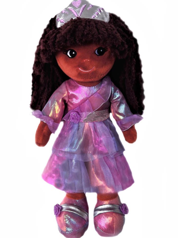 Elana Black Prinsesse Baby Doll for engroshandel hos GirlzNDollz