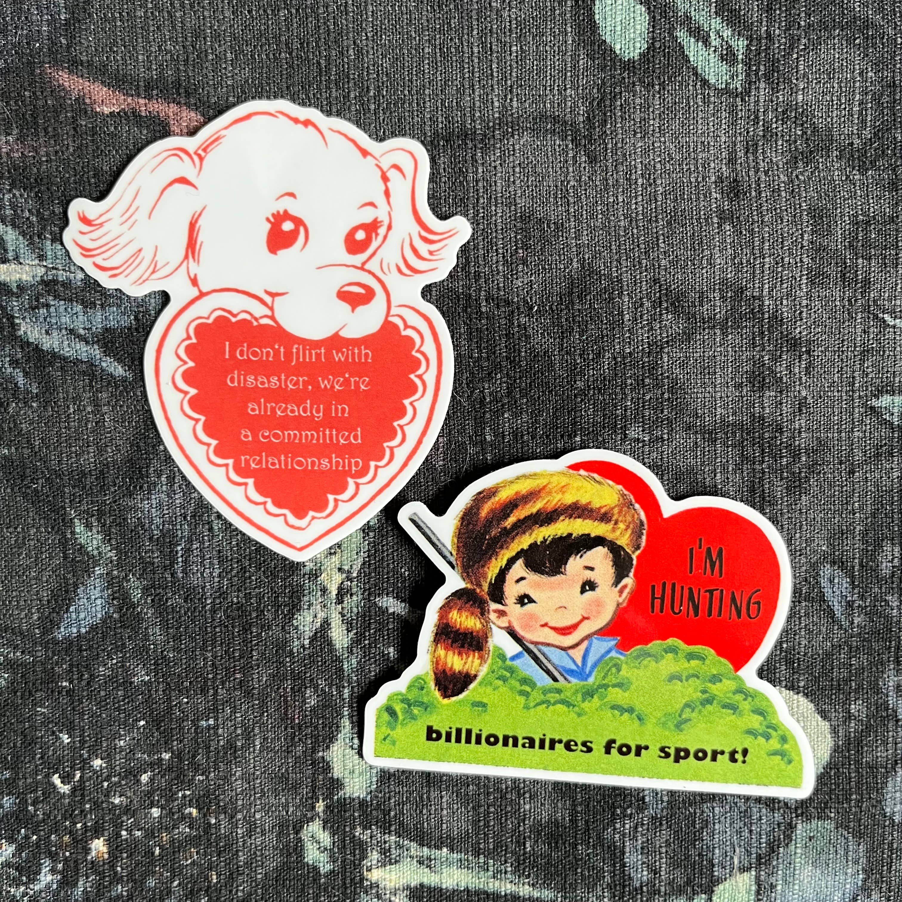 Broad Sides - Wholesale Sticker - I’m Hunting Billionaires for Sport! 3” Sticker1