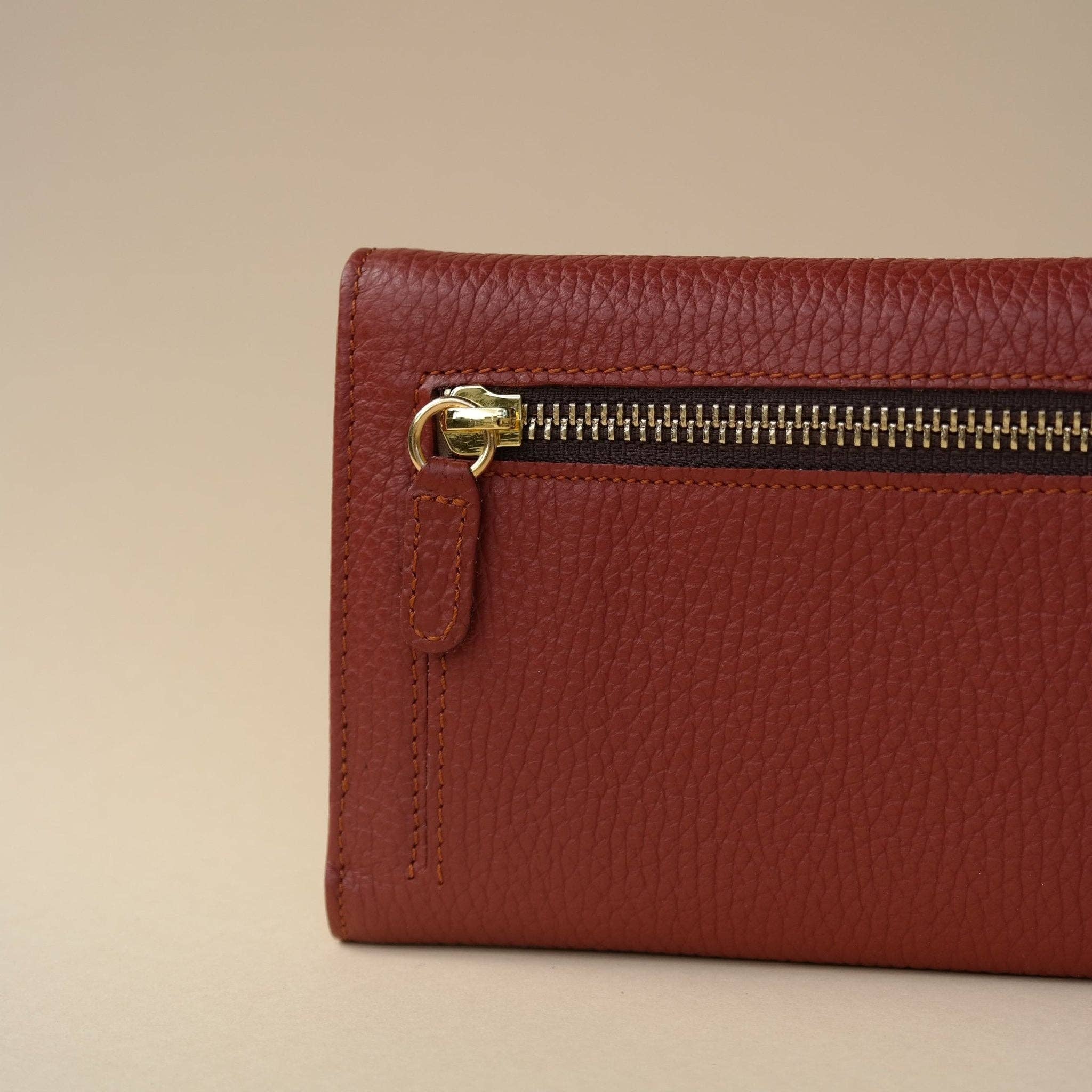TIEFENBACHER LEHMANN - Wholesale Wallet - Women's - WALLET - burgundy/rust gold5