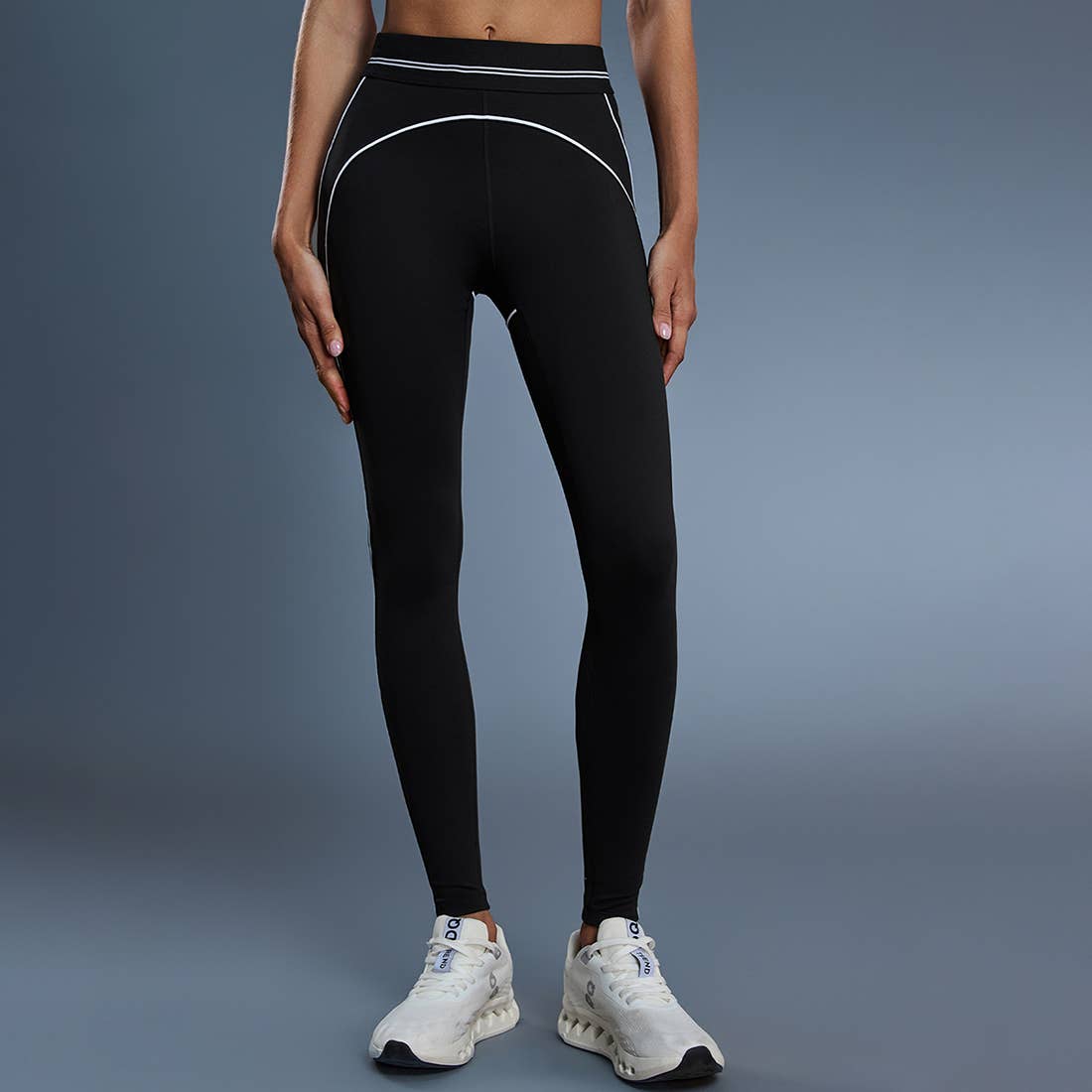 Sodalemon - Vente Legging de sport/d'intérieur – femme - Leggings de yoga taille haute sculptants à blocs de couleur pour femmes7