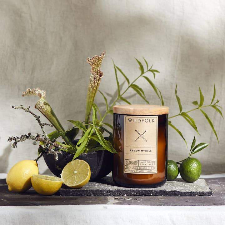 Wildfolk soy candle | Lemon Myrtle for wholesale by Aztec House