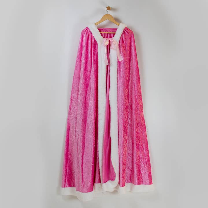 everfan - Wholesale Costume - Women's - Princess Hooded Cloak with White Sherpa Trim - Wedding Cape12