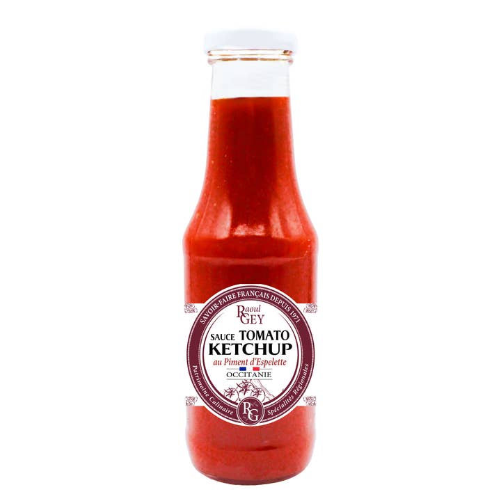 Maison RGEY - Wholesale Ketchup - Tomato Ketchup with Espelette Pepper 360g - Raoul Gey - 2178