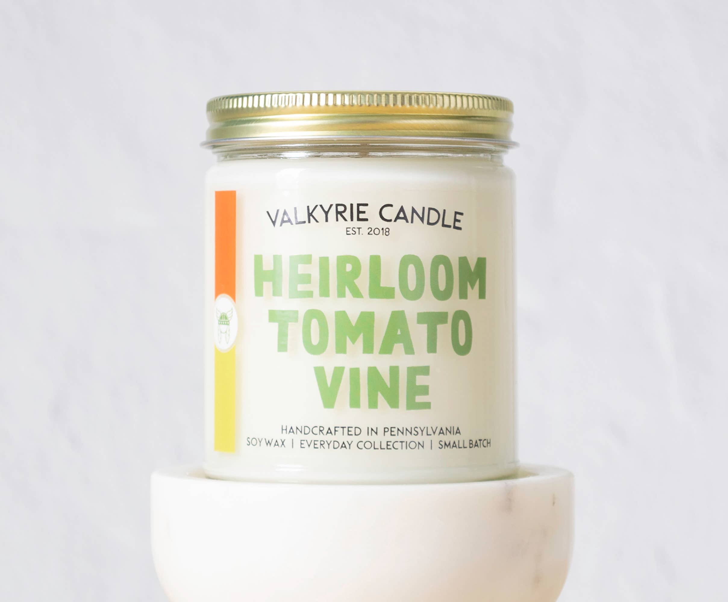 Valkyrie Candle - Wholesale Jar/Filled Candle - Heirloom Tomato Vine Candle