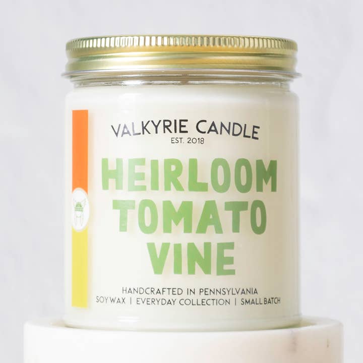 Valkyrie Candle - Wholesale Jar/Filled Candle - Heirloom Tomato Vine Candle0