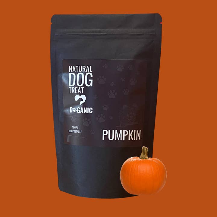 Dolcetto di Zucca in Confezione Biodegradabile 7oz per la vendita all'ingrosso da parte di Doganic