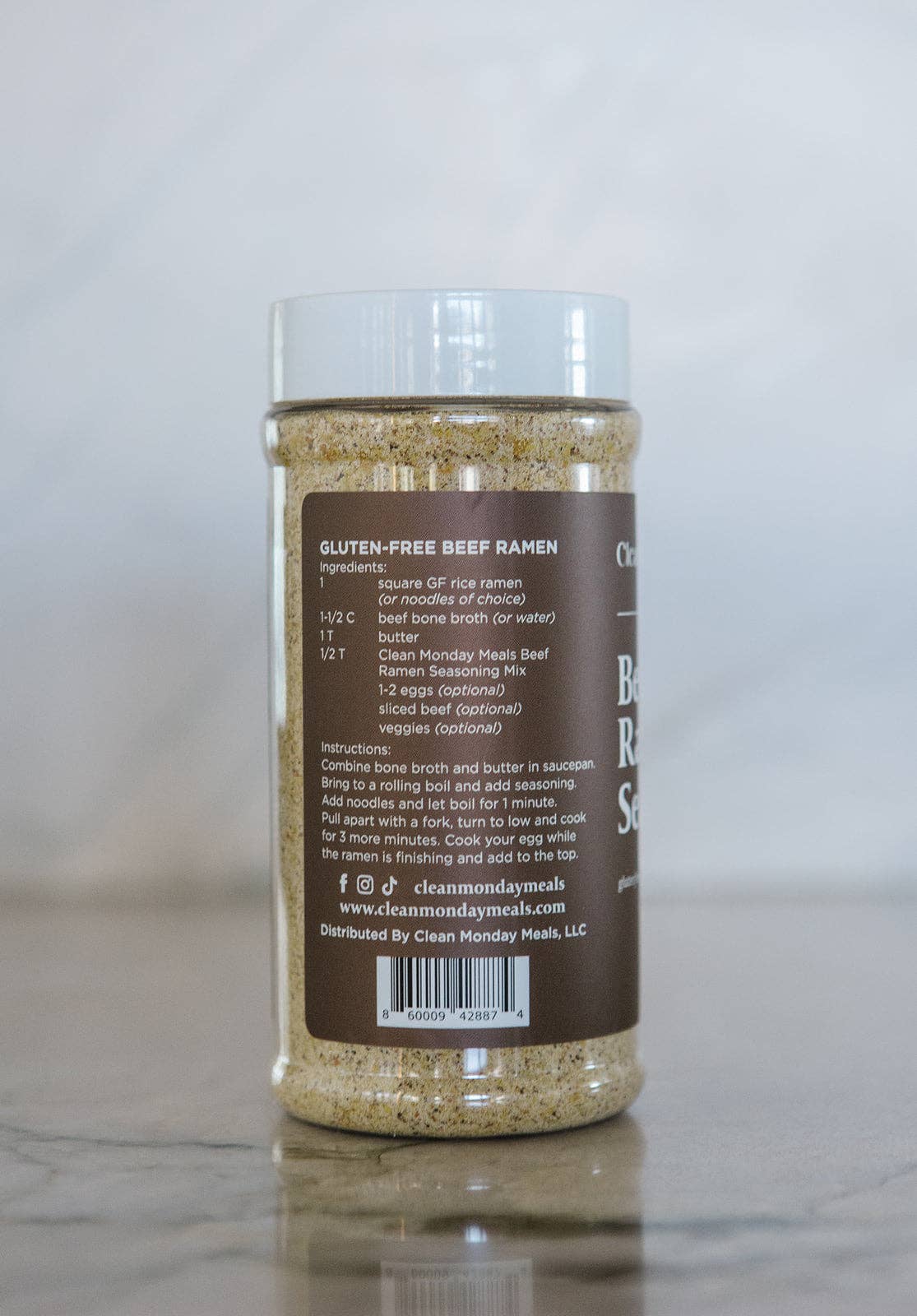 Clean Monday Meals - Wholesale Dried spice mix - Beef Ramen Seasoning3