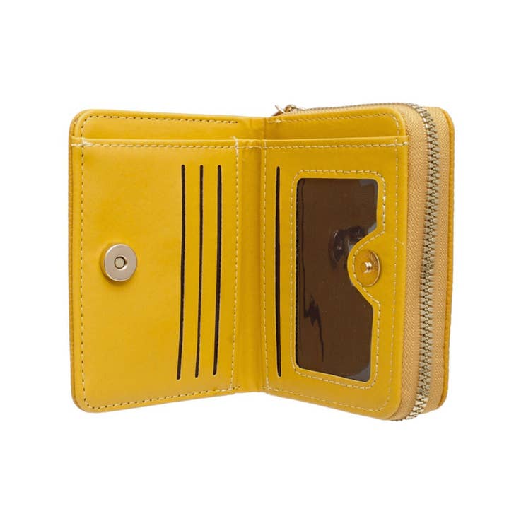 SGRHO Soror Yellow Tassel Keychain Zipper Wallet for wholesale on Faire3