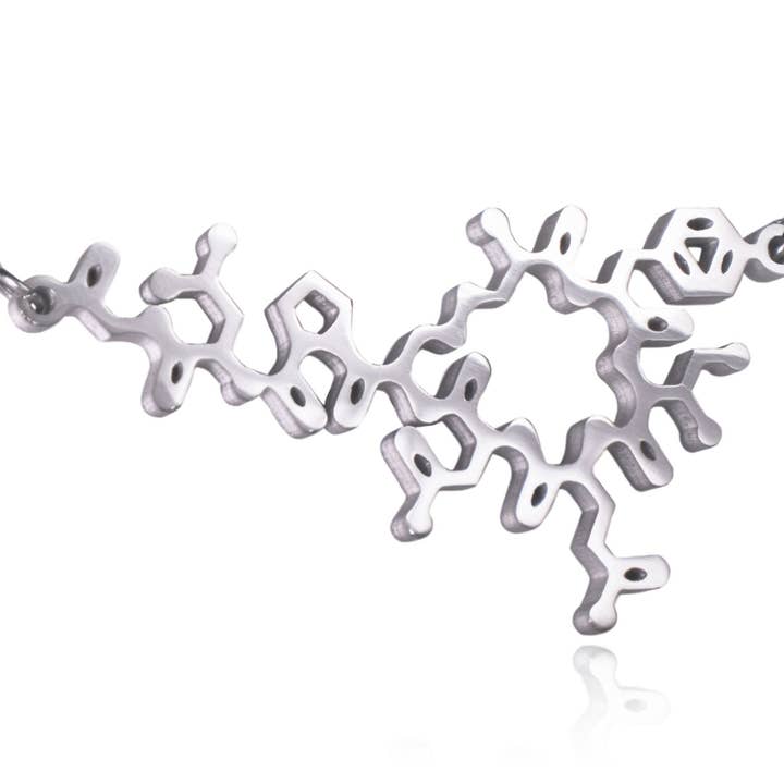 Clayton Jewelry Labs – Großhandel Kette mit Anhänger/Charm – Oxytocin-Molekül-Edelstahl-Halskette