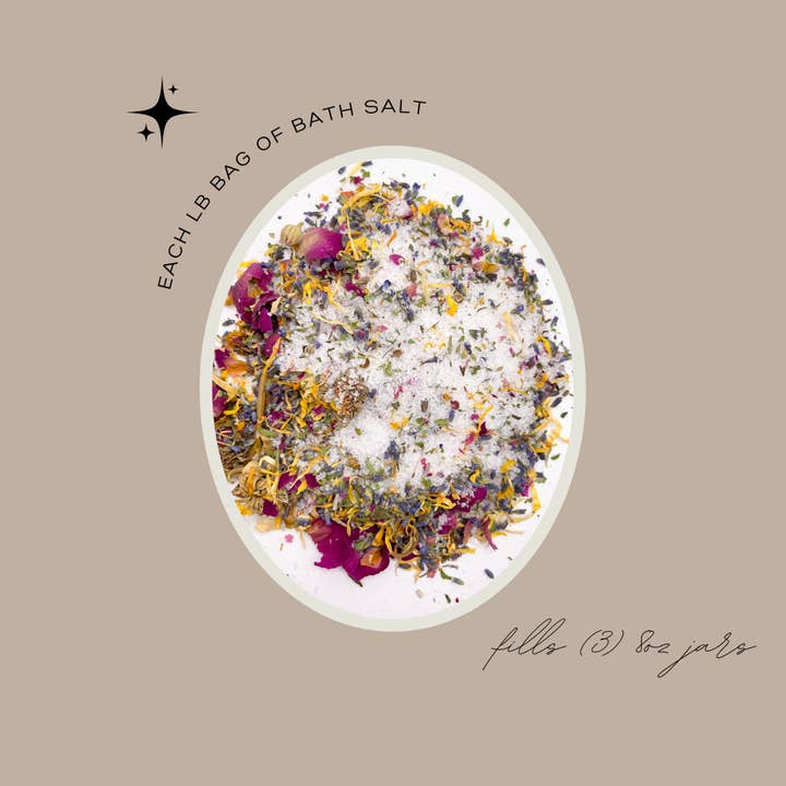 Bath Alliance – wholesale Bath salts – Private Label Spring Flower + Mint Lavender Bath Salt (Bulk)