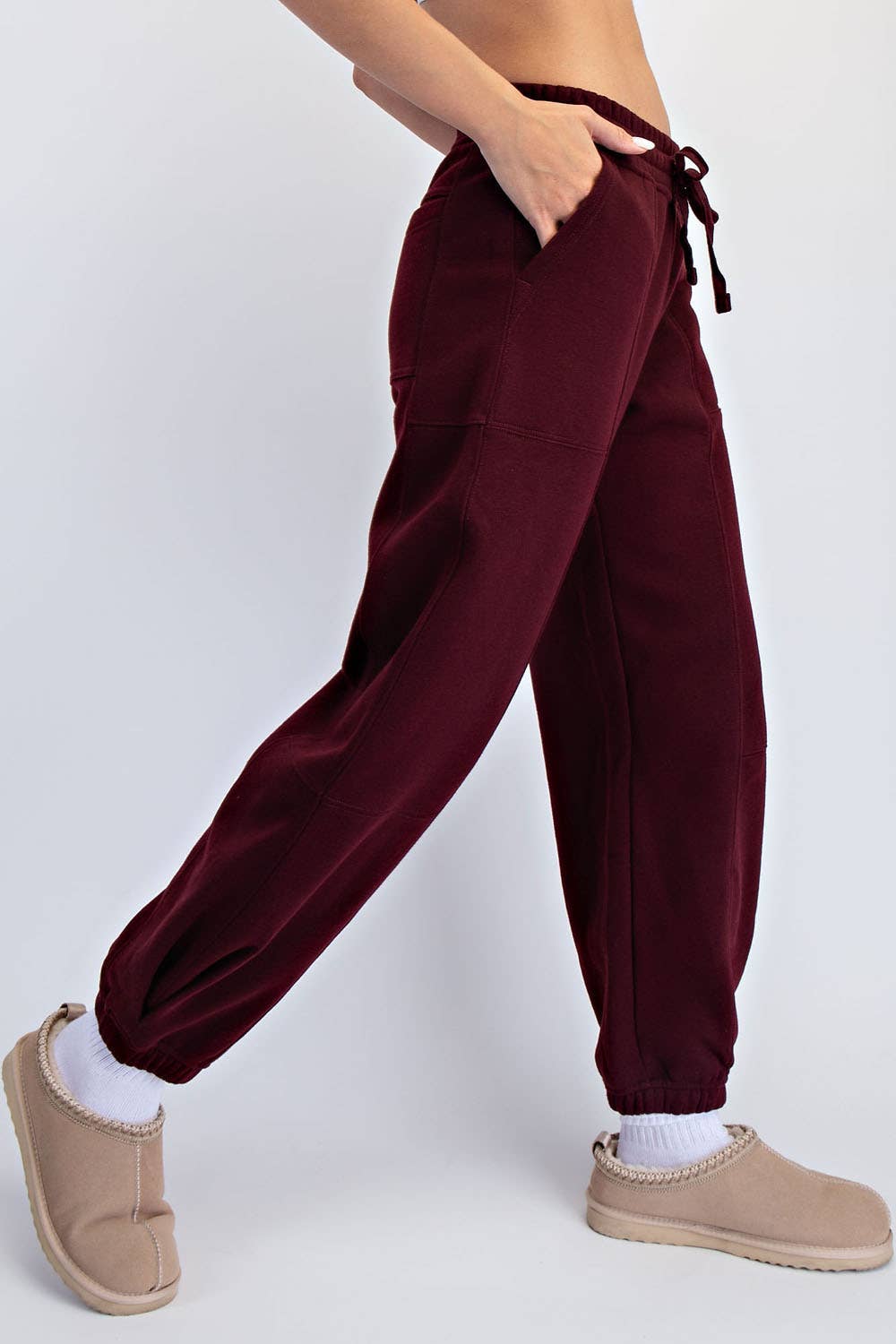 Rae Mode - Wholesale Athletic Pants - Women's - FLEECE COCOON JOGGER SWEATPANTS26
