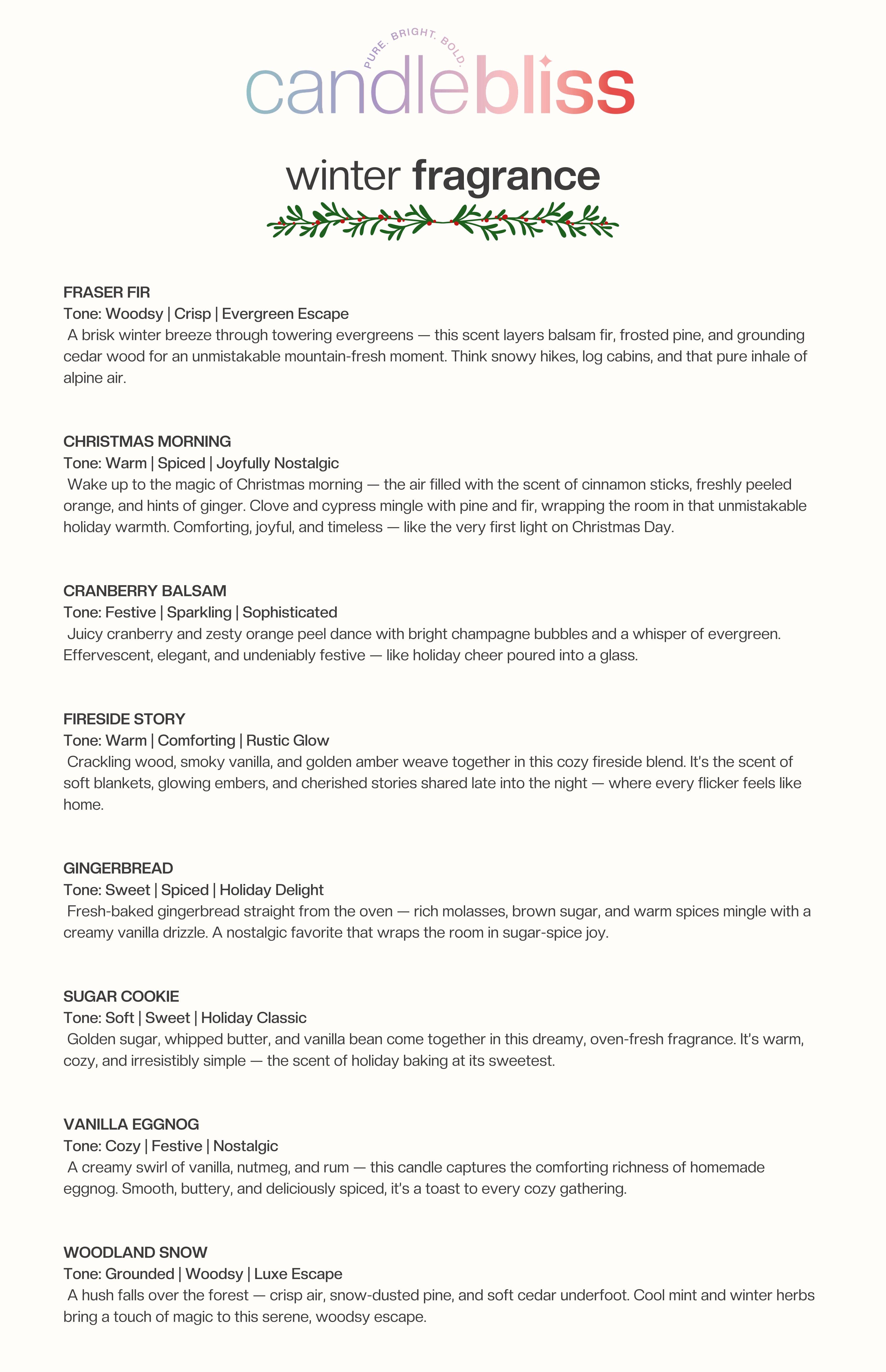 Candle Bliss – Engroshandel Glaslys – Engros foruddesignet etiket, ferielys stil 21