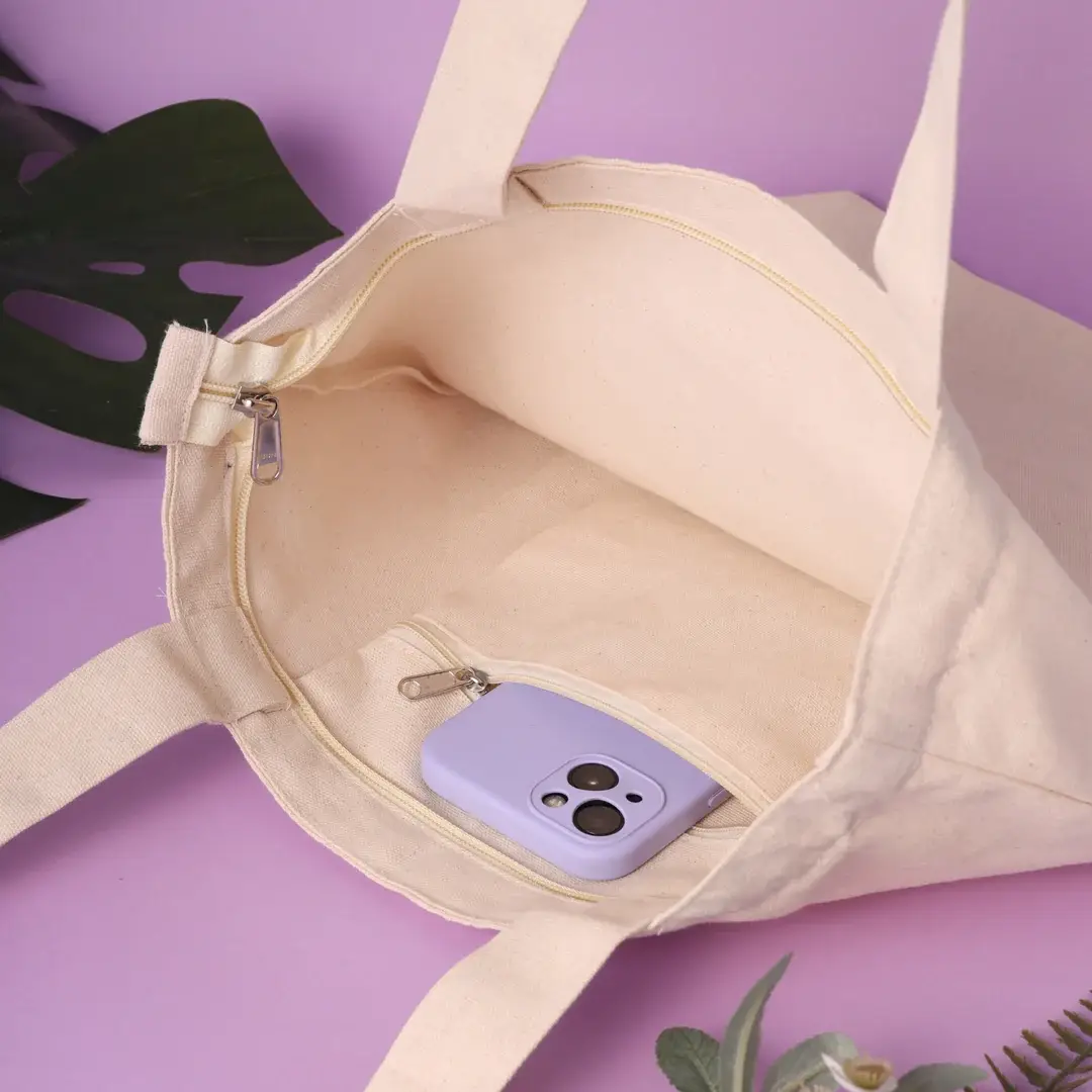 Doodle - Wholesale Tote Bag - Women's - Eco-Friendly Tote Bag - Canvas - 22 liters 38.5 x 35 cm3