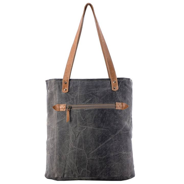 Sixtease Bags USA - Wholesale Tote bag – Women's - Canvas Leather & Cowhide Small Flowers Women's Tote Bag2
