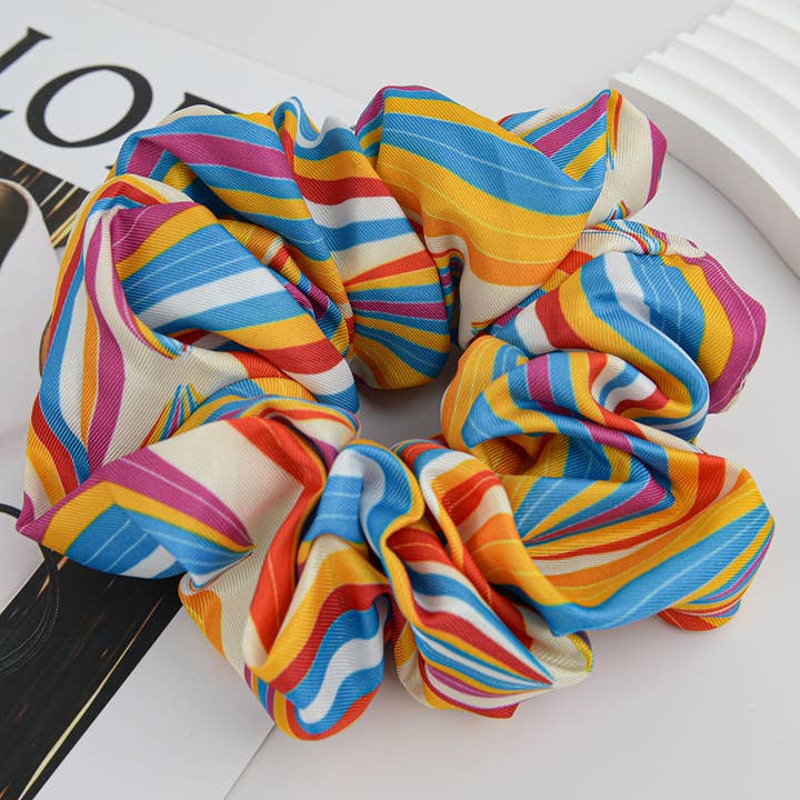 TheDivaSoap - Wholesale Scrunchie - Women's - Vintage Floral Print Soft Scrunchies4