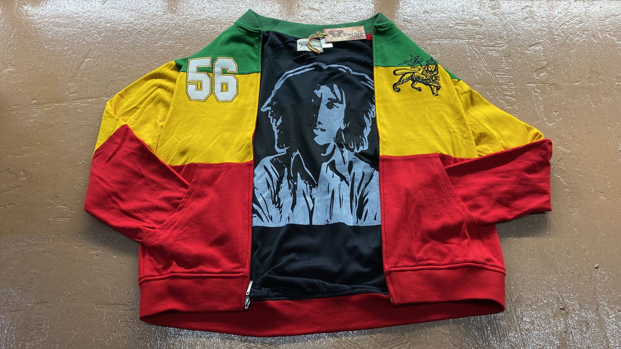 Katmandu Trading Co. – wholesale Jacket – Unisex – Rasta Jacket - Bob Marley Lion Of Judah5