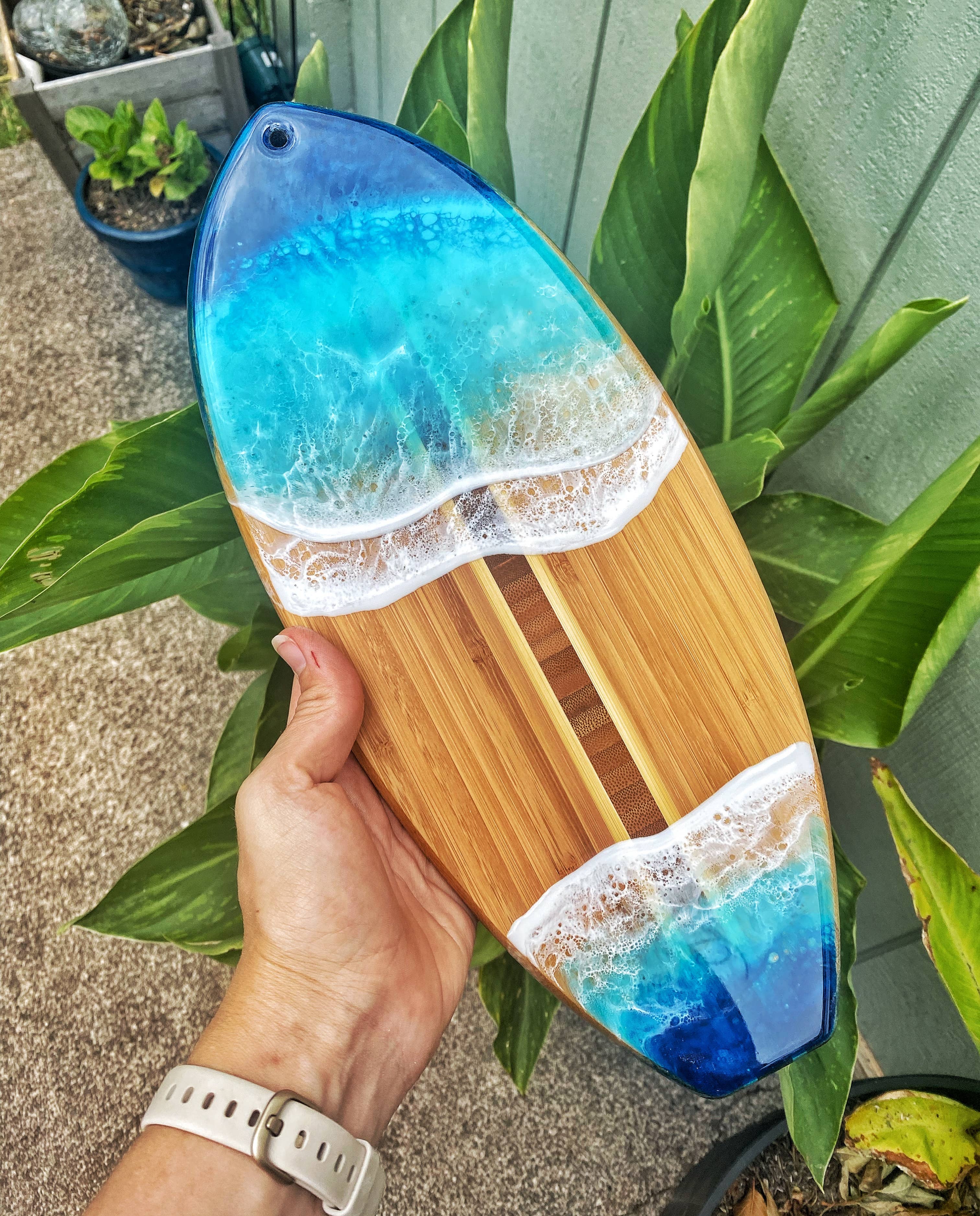 TBM Creations LLC - Wholesale Cutting Board - NEW| Surfboard | Resin Surfboard Maui made | Charcuterie14