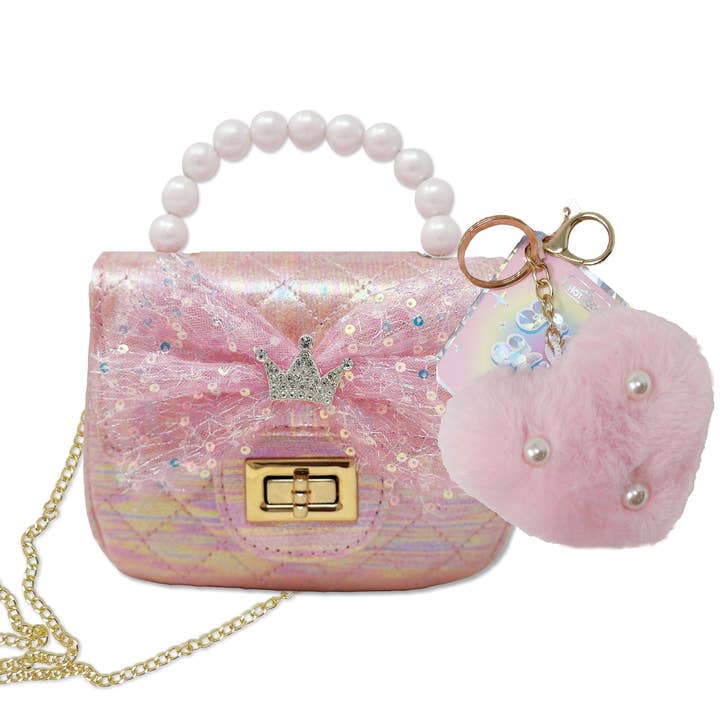 Hot Focus, Inc. - Wholesale Crossbody Bag - Kids - Tiny Mini Crossbody, Ballerina Beauties0