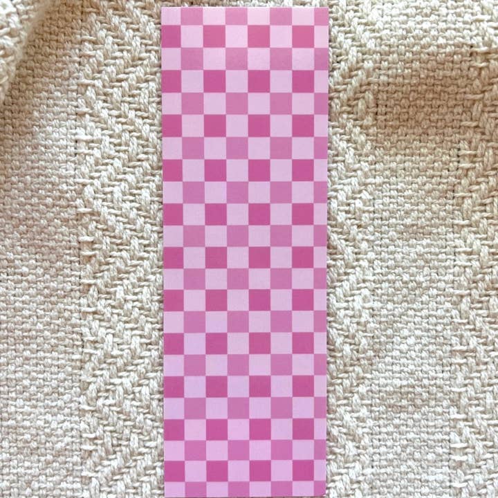 Pink Gingham Bookmark for wholesale by Livi Lou's Co.