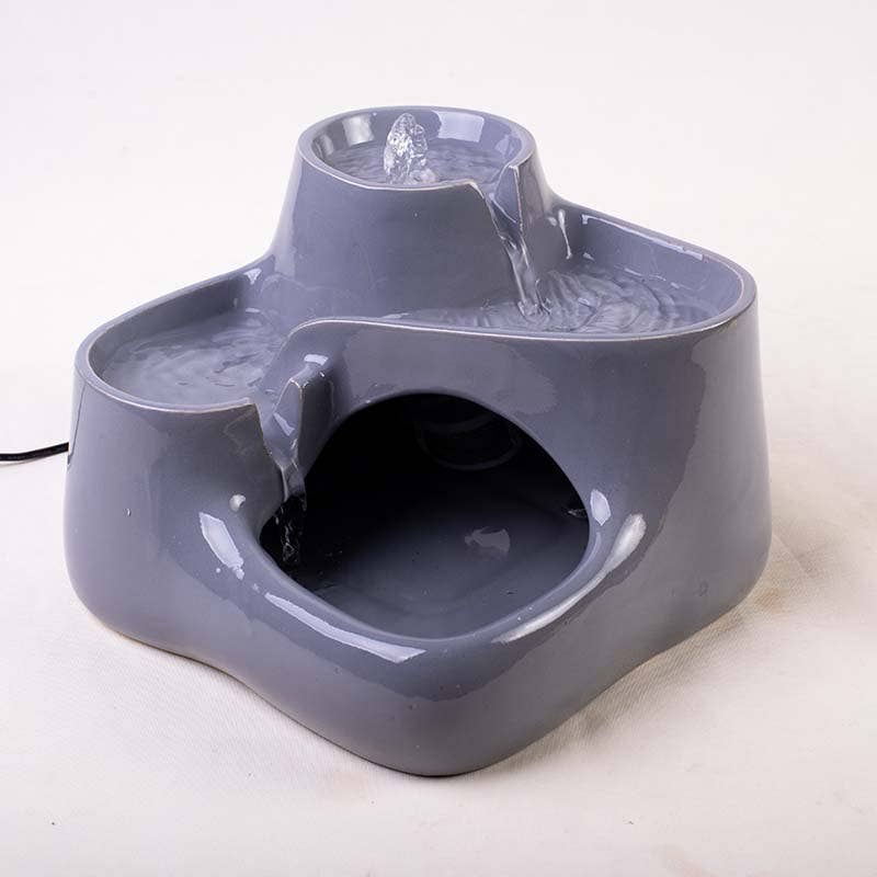 Miaustore – wholesale Husdjursskål - Katt och hund – Miaustore keramisk dricksfontän mini6