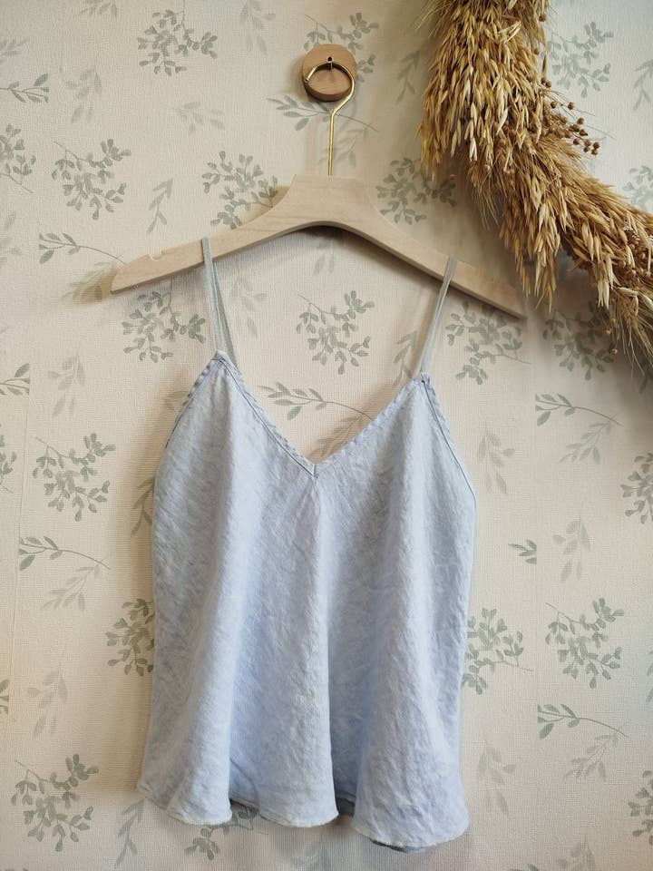 Linos y Textiles - Wholesale Tank Top - Women's - REF 22943 100% LINEN TANK TOP15