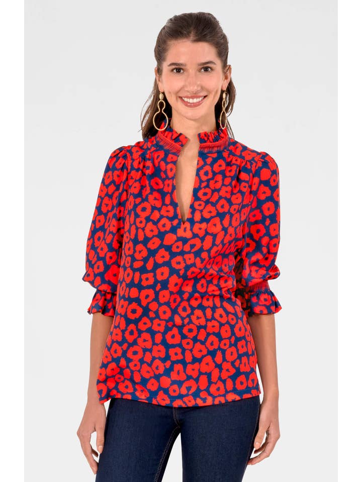 Gretchen Scott LLC - Vente Tunique – femme - Tunique Ruffleneck - Me Jane13