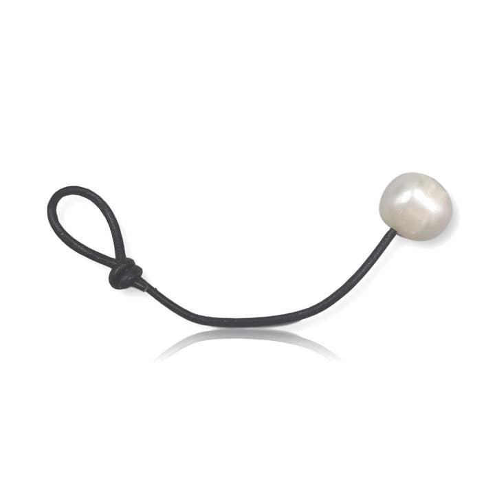 Fecho, Fecho de pérola em laço de couro por atacado de IST Jewelry