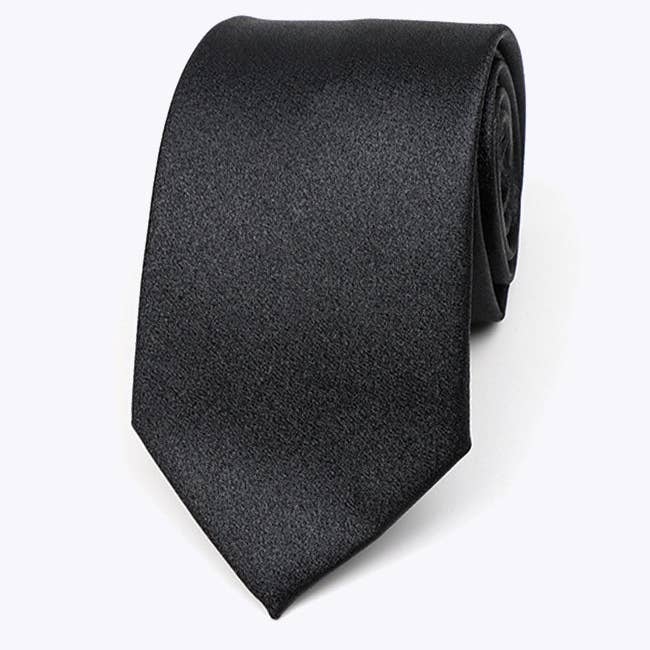 Unipap's - Vente Cravate – homme - Cravate à Paillettes Noir n°1 Homme en Polyester «Armand»