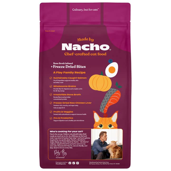 Made By Nacho - Wholesale Pet Food - Cat - Salmon, Whitefish, & Pumpkin Kibble1