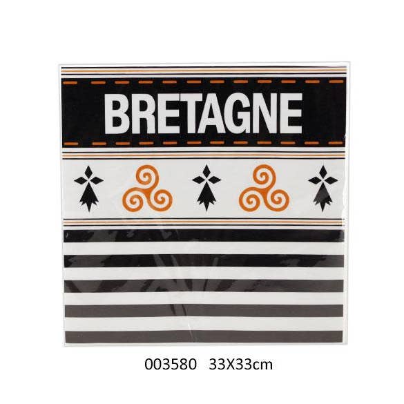 Pack of 20 'Maelys' Paper Napkins 33 X 33 cm for wholesale by Faye