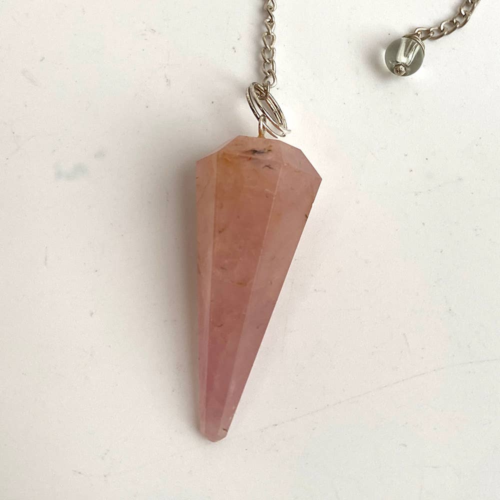 VIE – Engroshandel Meditationsudstyr – Pendul med kæde og 30 mm krystalsten10