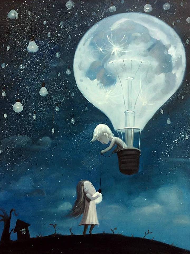 Il m'a donné la reproduction de l'étoile la plus brillante pour la vente par La Pastiche