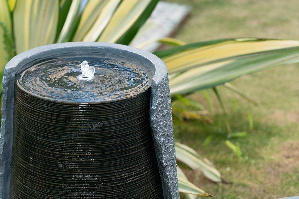 A&B Home Group Inc. – wholesale Outdoor ornament/decor – 17x17x26" Polyresin Fountain - Gray6