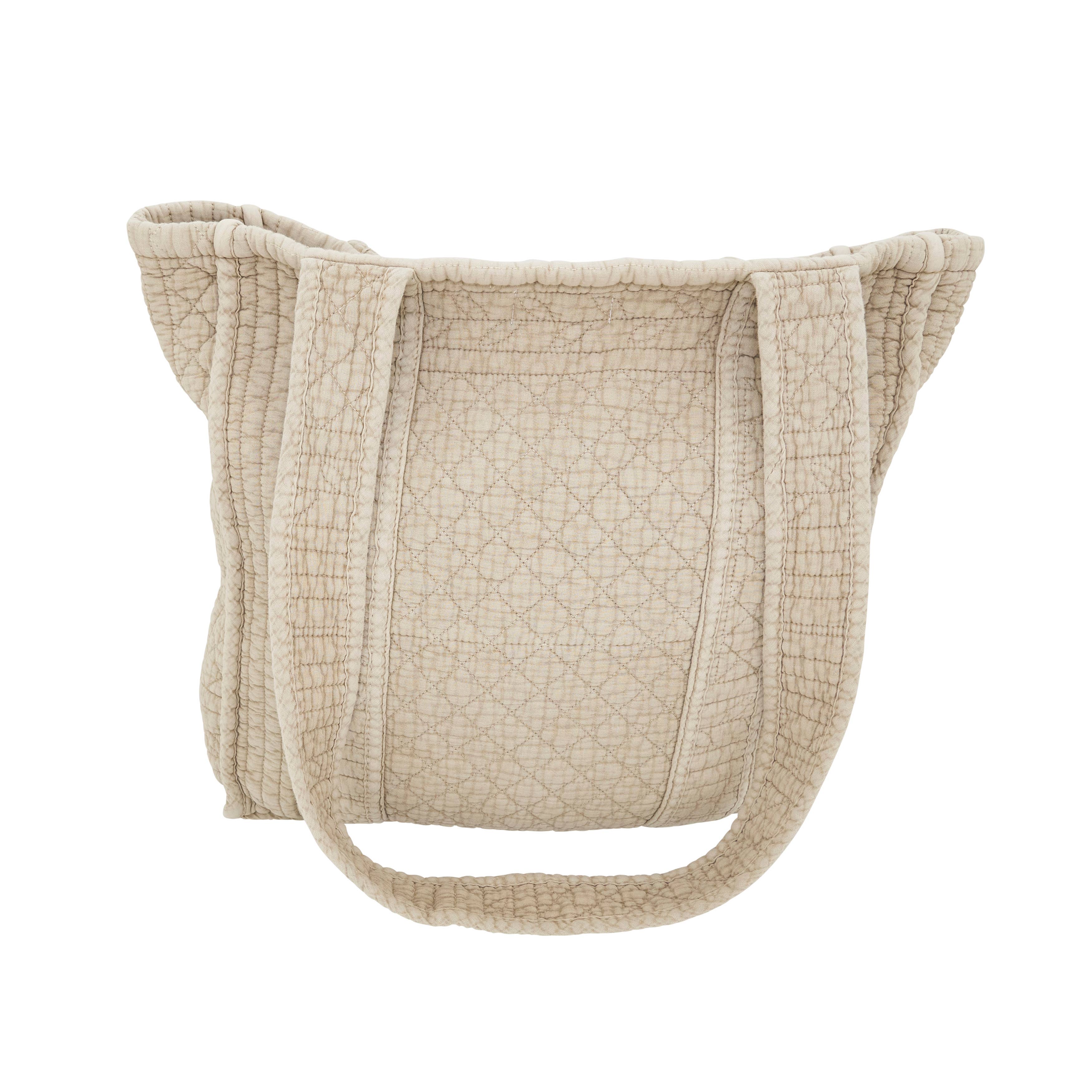 Saro Lifestyle - Wholesale Tote Bag - Women's - Soft Cotton Quilted Tote Bag9