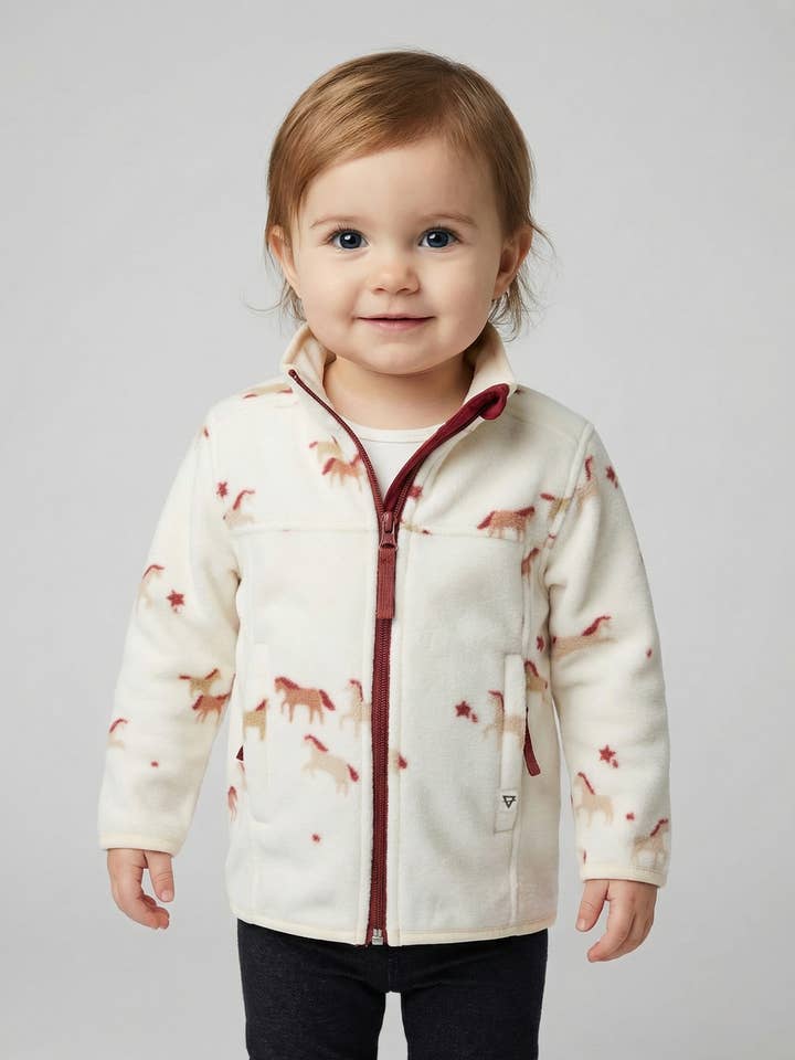 Unisex Trail Microfleece Printed Jacket - Infant Sizing for wholesale by LIV Outdoor