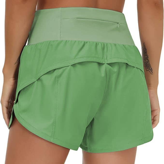 Rosa Clothing - Wholesale Shorts - Women's - athletic workout high-rise short w back pocket - 29 colors15