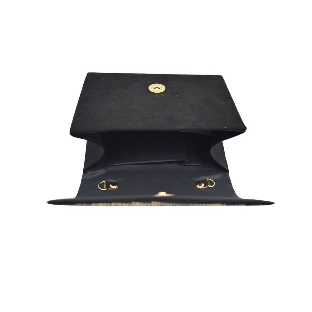 Belle Trading Ltd - Wholesale Clutch Bag - Women's - Alice Art Deco Inspired Jewelled Clutch Bag with Chain Strap2