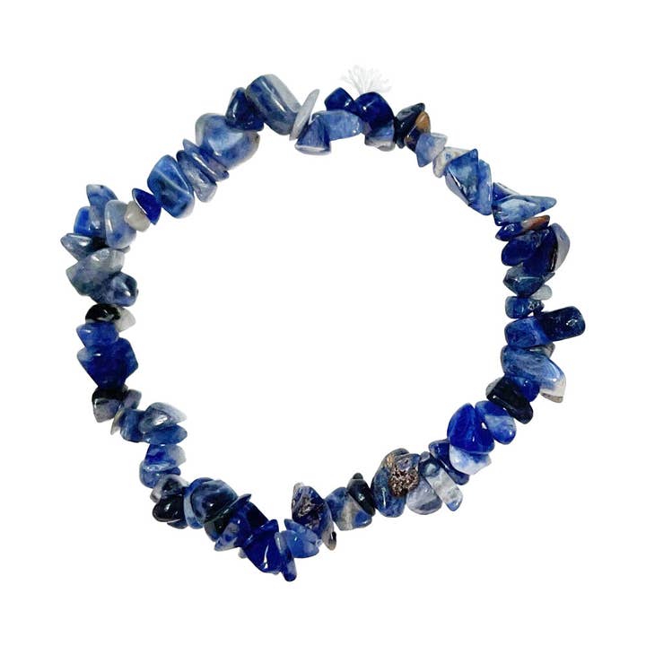 Bracciale in sodalite - Barocco 19 cm per la vendita all'ingrosso da parte di France Mineraux