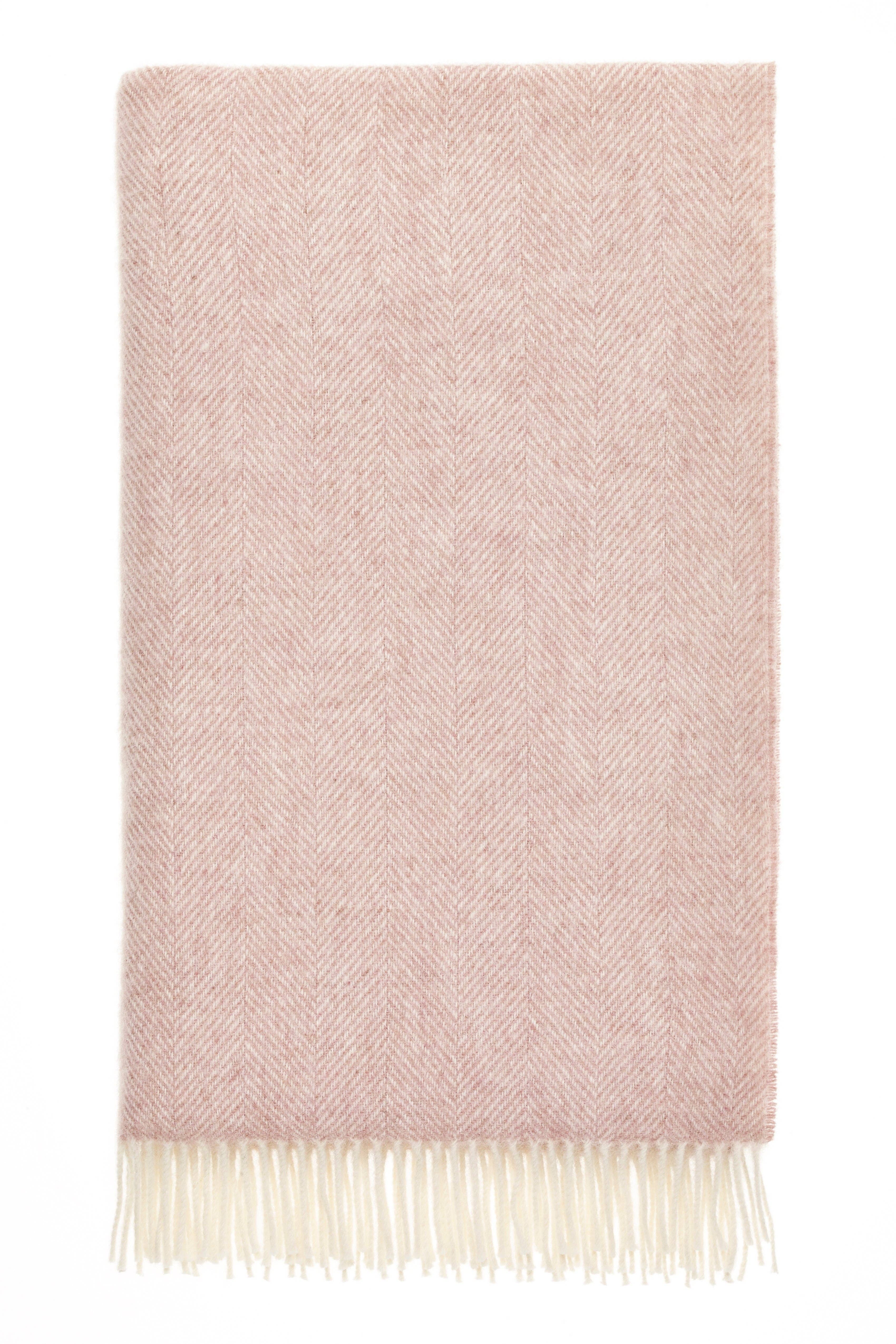 Bronte Moon - Wholesale Throw Blanket - Herringbone Picnic/Throw Blankets - Pure British Wool2